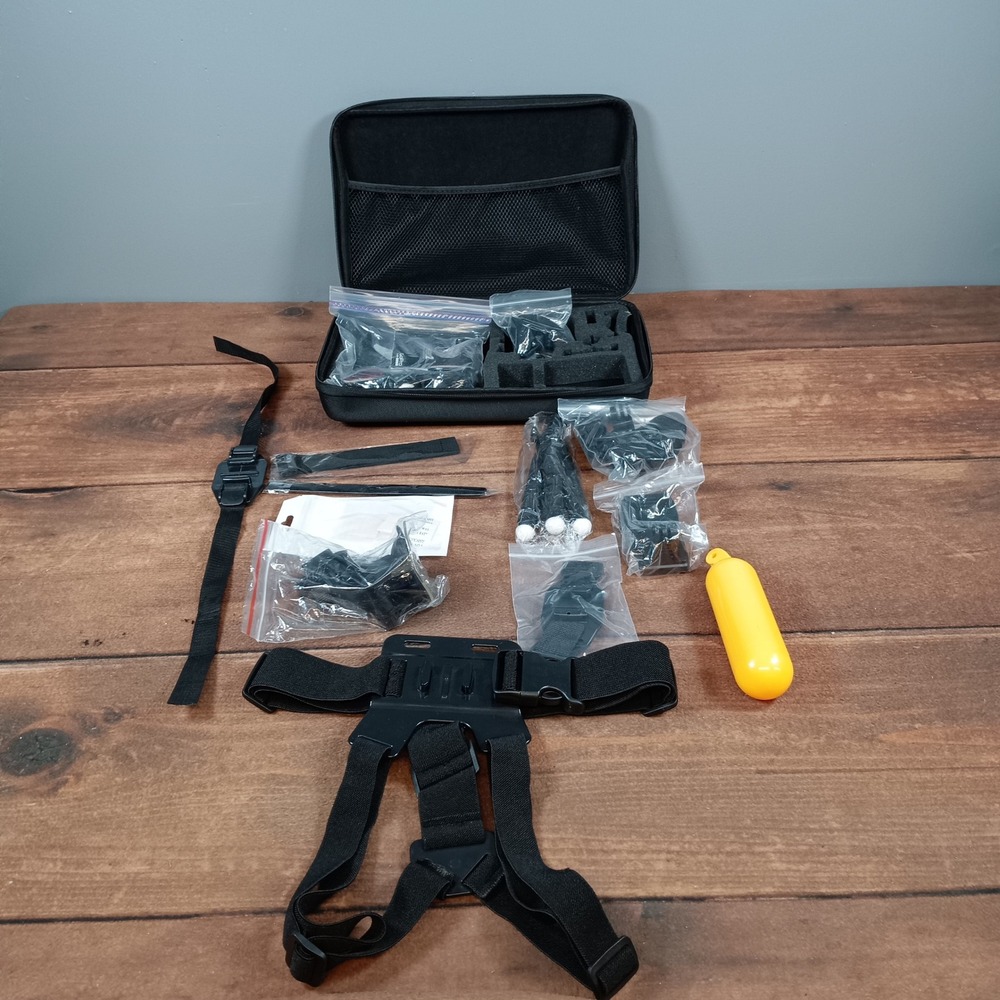 GoPro HD Hero 2 Accessory Bundle with Case Mounts Straps Floaty